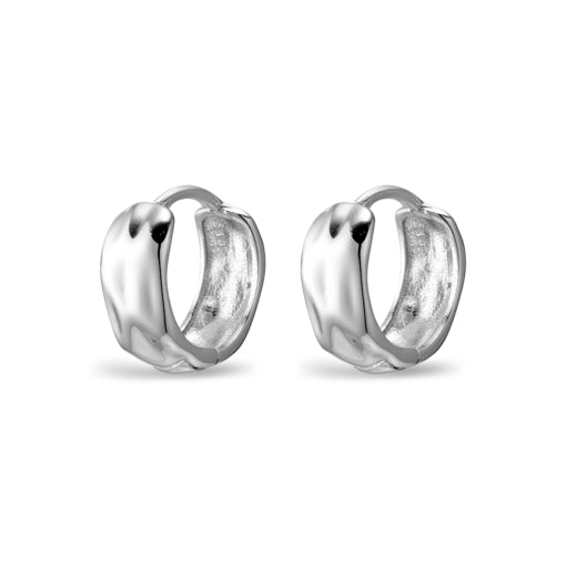 Bold Hoop Silver