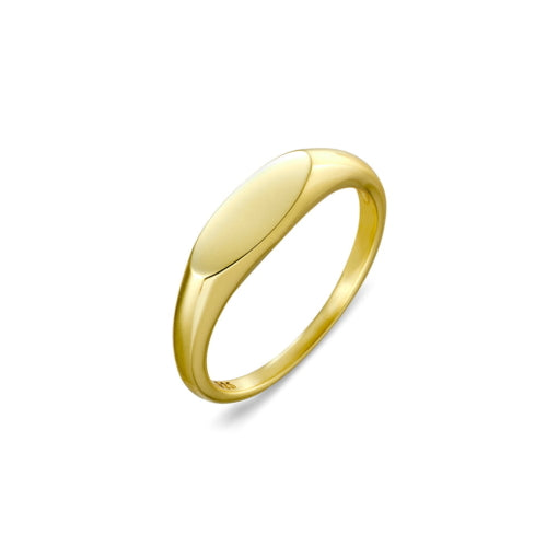 Petite Signet Ring Gold