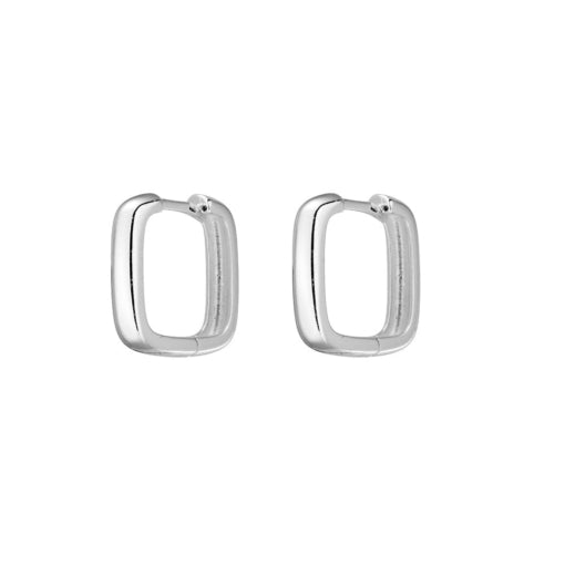 San Fran Hoops Silver – NARELLE JEWELLERY